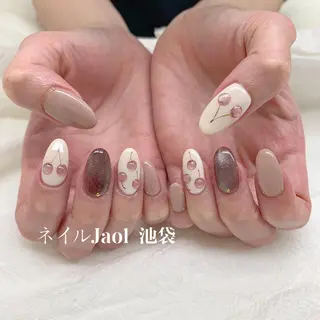 セミロング ネイルJaol 池袋のネイルデザイン