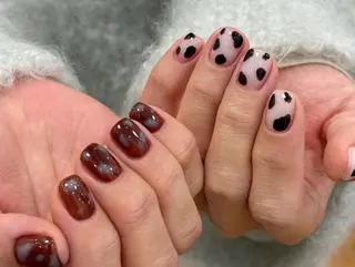 ネイル By moonネイル 🌷ワンホン/韓国風のネイルデザイン