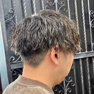 パーマ メンズ 💈直毛×ツイスパの プロ🥷清水真之介のヘアスタイル