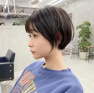 ショート カラー 👑ボブはお任せ ミヤノ👑のヘアスタイル