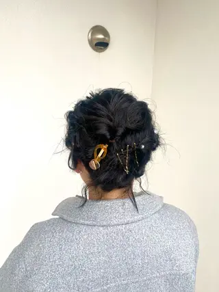 ショート ヘアアレンジ . SHIZUKAのヘアスタイル