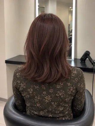 ミディアム カラー 🌈ウルトワ水素 髪質改善naru🌈のヘアスタイル
