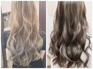 ロング カラー ヤナ マネージャーのヘアスタイル