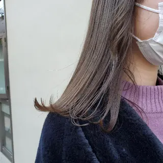 カラー セミロング 竹尾 優斗のヘアスタイル