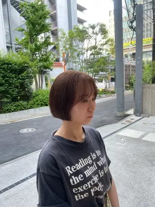 ミディアム 南青山 DAMANI タクミのヘアスタイル