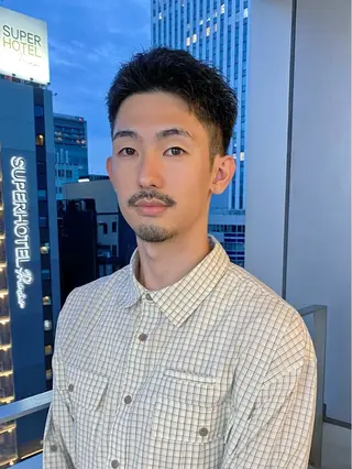 メンズ 安藤幹人 メンズパーマのヘアスタイル