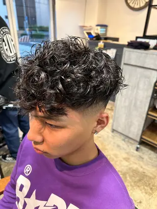 ショート パーマ メンズ メンズ専門 Ryukiのヘアスタイル