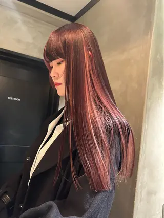 ロング カラー デザイン/アレンジ ❤︎イシイレイのヘアスタイル