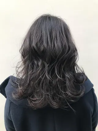ミディアム カラー 髪質改善🌟 TAKERUのヘアスタイル