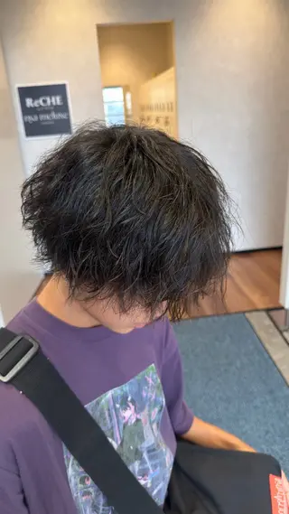 セミロング メンズ ミニモはメンズ特化 💫TAISEI💫のヘアスタイル
