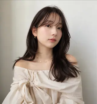 ロング ，comma rinka💖✨のヘアスタイル