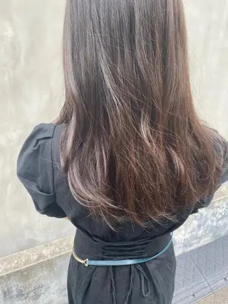 セミロング カラー パーマ ヘアアレンジ メンズ キッズ ネイル マツエク・マツパ インナーカラー/ KANAのヘアスタイル