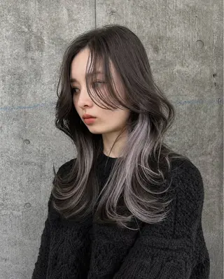 ロング カラー 萩原 凌✄﻿のヘアスタイル