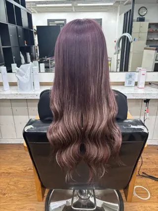 ロング 香野 優子のヘアスタイル