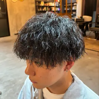 ショート パーマ メンズ 縮毛矯正/ツイスパ /ショート/結希のヘアスタイル