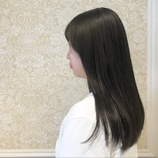 ロング パーマ 🐠寒色系×パーマ 櫻井　麿偉🐏のヘアスタイル