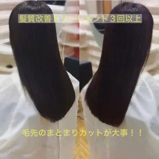 ロング カラー KON｜ごまかさない 艶。酸熱×精密カットのヘアスタイル