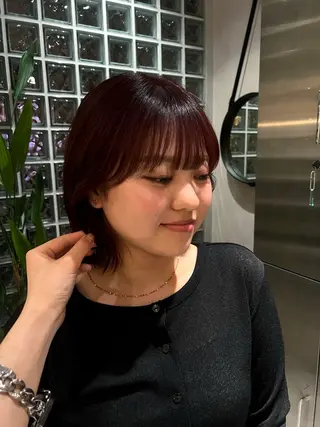 カラー 松下 英奈のヘアスタイル