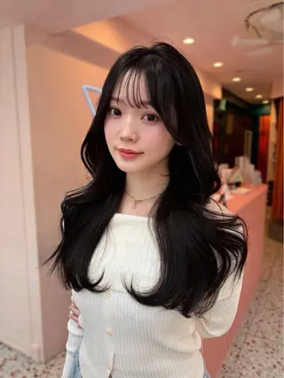 ロング 木串 楽人のヘアスタイル