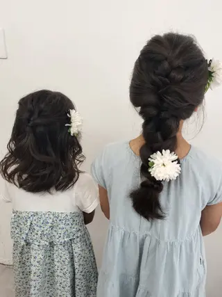 セミロング キッズ vizz SAKIのヘアスタイル
