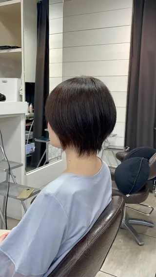 ショート カラー 似合わせ/前髪カット /店長 村上直也のヘアスタイル
