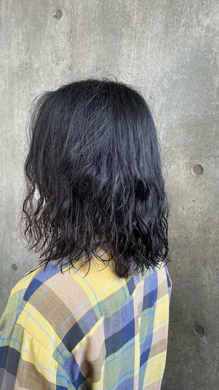 セミロング メンズ もりたみかこ 美容師お休み中のヘアスタイル