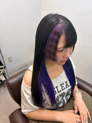 カラー 井上 悠人のヘアスタイル