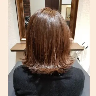 ミディアム カラー トリコ 都島店のヘアスタイル