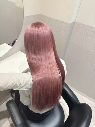 ロング カラー 🩵ブリーチカラー MIORI🩵のヘアスタイル
