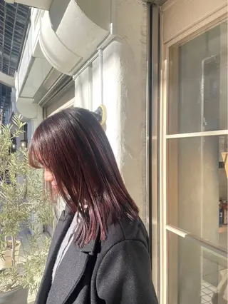 セミロング ROCCO アイナ/ レイヤー透明感カラーのヘアスタイル
