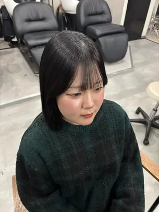 セミロング ｶﾉ /暖色カラー/ バタフライレイヤーのヘアスタイル