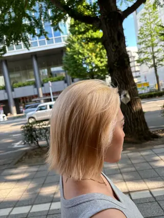 カラー 🍓ブリーチカラー 🎀nene🍓のヘアスタイル