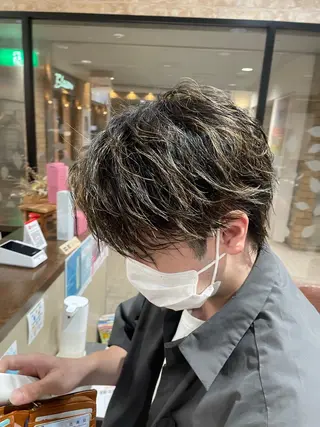 ショート カラー メンズ 今田理来 メンズヘア✂︎のヘアスタイル