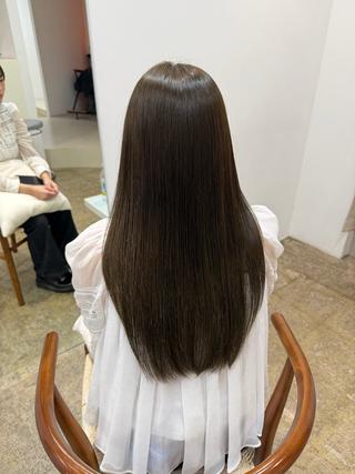 ロング カラー 𝘚𝘶𝘻𝘶 𓂃𓈒𓏸のヘアスタイル