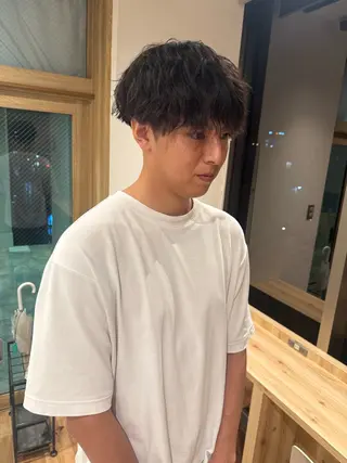 パーマ メンズ mau tomokaのヘアスタイル