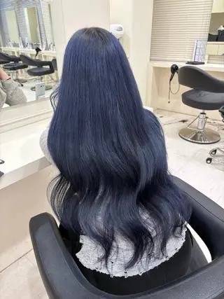 セミロング カラー ヘアアレンジ 💟RINNA 艶カラー💟のヘアスタイル