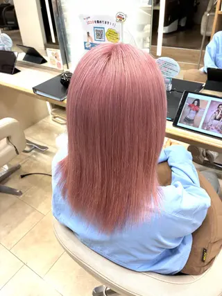 ミディアム カラー 暖色専門美容師🎀 お客様満足度◎のヘアスタイル