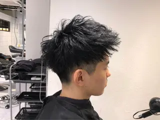 ショート カラー メンズ エフェクトブリーチ 🌟前澤啓太朗のヘアスタイル