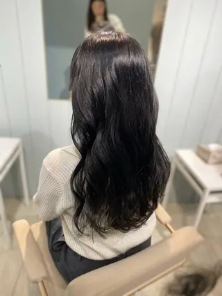 ロング カラー ヘアアレンジ 髪質改善×レイヤー カット💎yuiのヘアスタイル