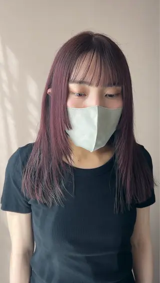 ロング カラー hubhair レイヤー/透明感のヘアスタイル