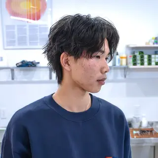 パーマ メンズ メンズ特化サロン |磐田|吉田実樹のヘアスタイル