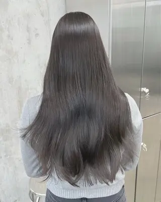 ロング カラー 高橋大樹/グレー ジュ/ブリーチなしのヘアスタイル