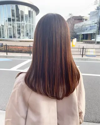 セミロング 竹内 宏法のヘアスタイル