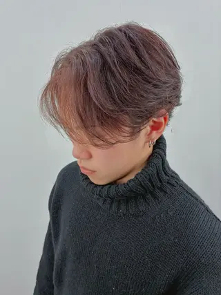 ショート パーマ メンズ 中山 優哉のヘアスタイル