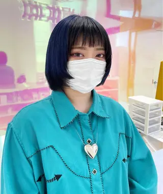 ショート カラー パーマ ヘアアレンジ メンズ キッズ ネイル マツエク・マツパ アイブロウ KANAMI 🌏のヘアスタイル