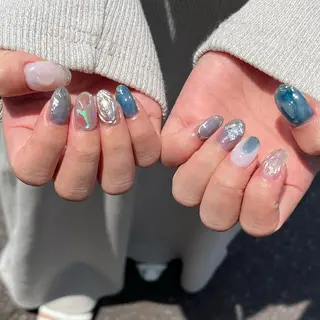 ネイル ☁️BLITZ 🎀笠原雪音🎀のネイルデザイン