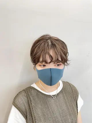 ショート カラー 関 京磨のヘアスタイル