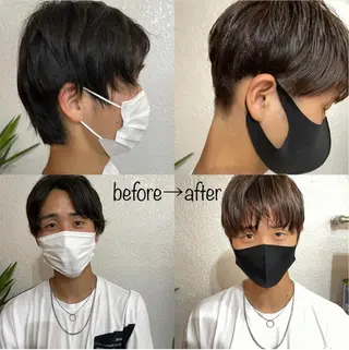 ショート メンズ 安陪 寛史のヘアスタイル