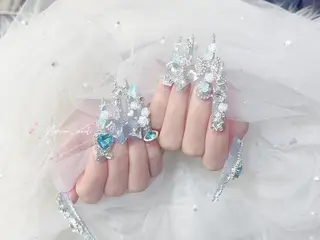 ネイル MoMoA Nail ネイル長さ出し専門店のネイルデザイン