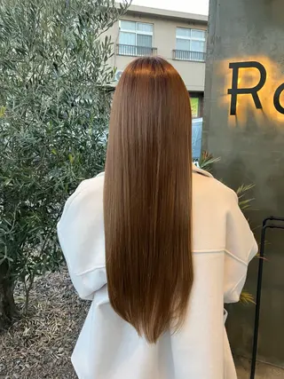ロング カラー 【ツヤ髪特化】 スズキアキエ🫧のヘアスタイル